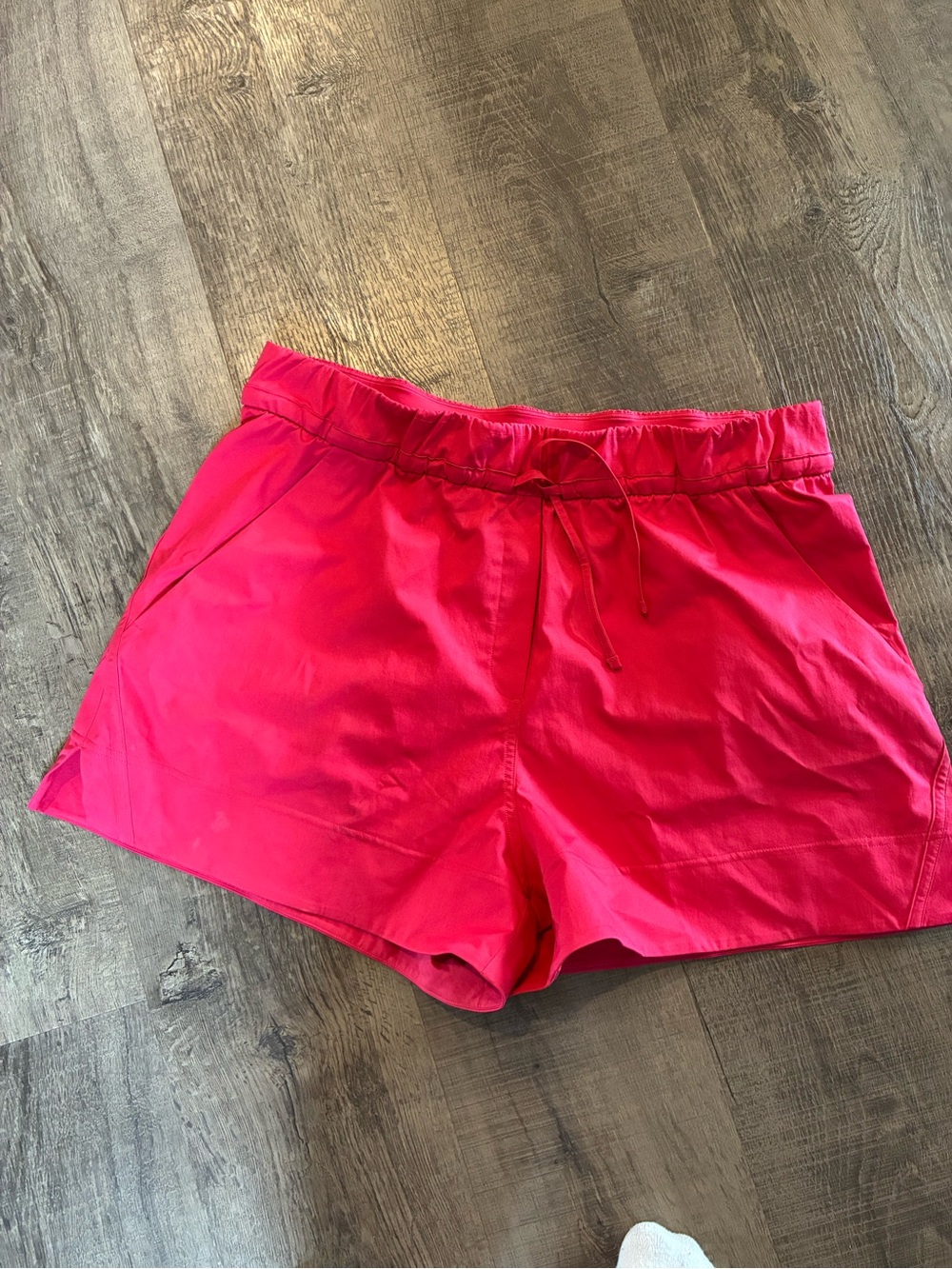 lululemon athletica Vibrant Pink Elastic Drawstring Athletic Shorts